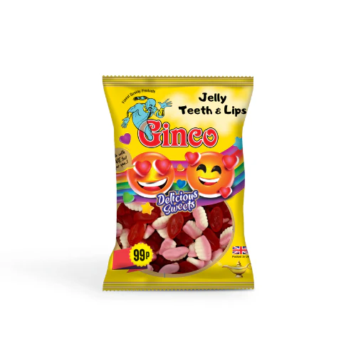 Ginco Jelly Teeth & Lips (100g X Pack of 12)