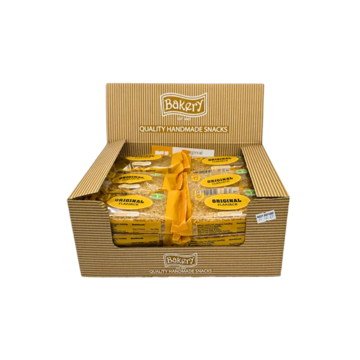 RJ Flapjacks - Topped (125g X Pack of 24)